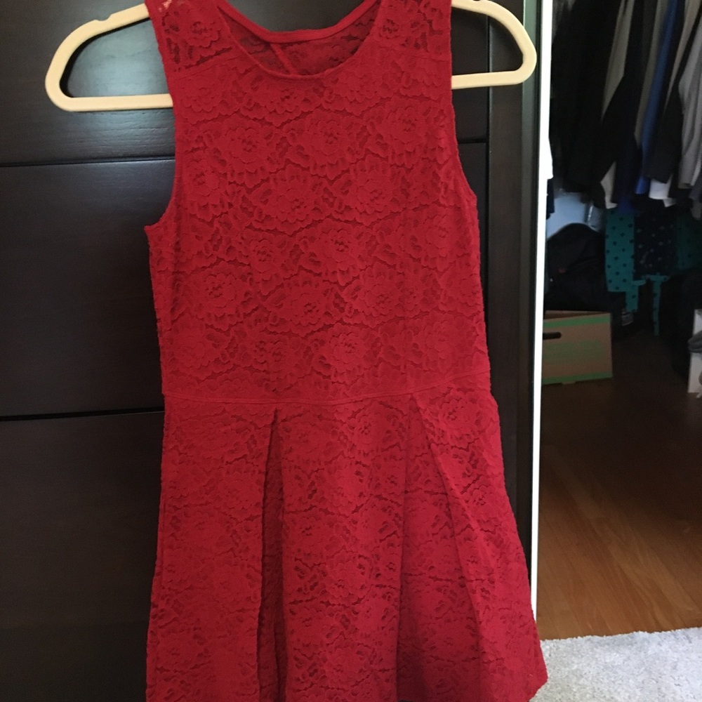 Girls red dress